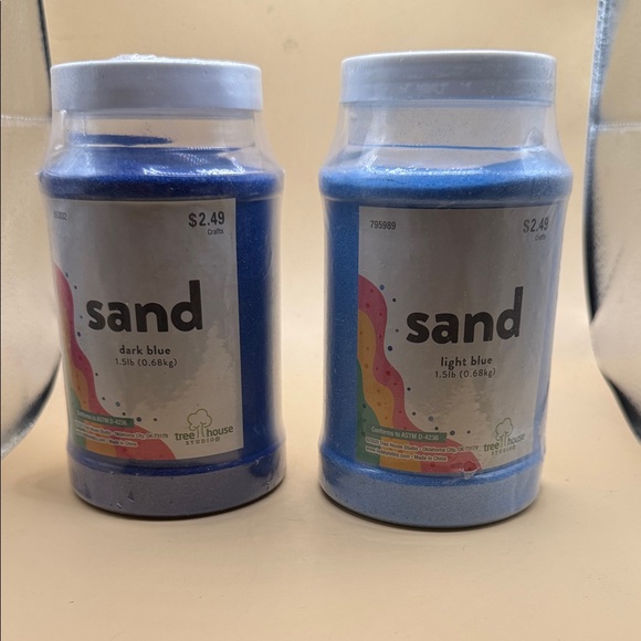 Treehouse Studio Other - Treehouse Studio Blue Craft Sand - Light Blue & Dark Blue